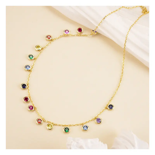 Royal Radiance Anti-Tarnish Gold Plated Pendant Necklace