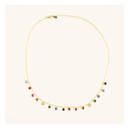 Royal Radiance Anti-Tarnish Gold Plated Pendant Necklace