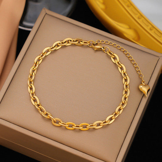 Anti-Tarnish Gold Plated Chain Link Bracelet ✨💛