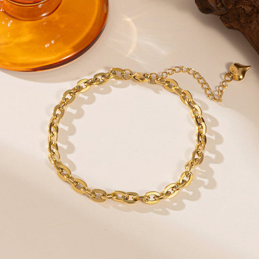 Anti-Tarnish Gold Plated Chain Link Bracelet ✨💛