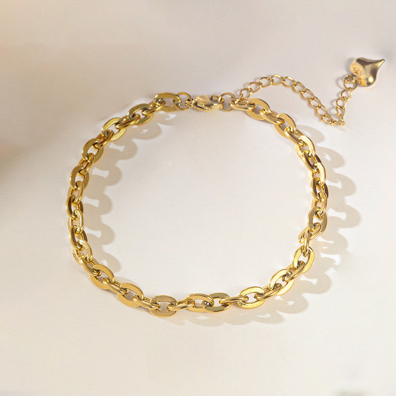 Anti-Tarnish Gold Plated Chain Link Bracelet ✨💛