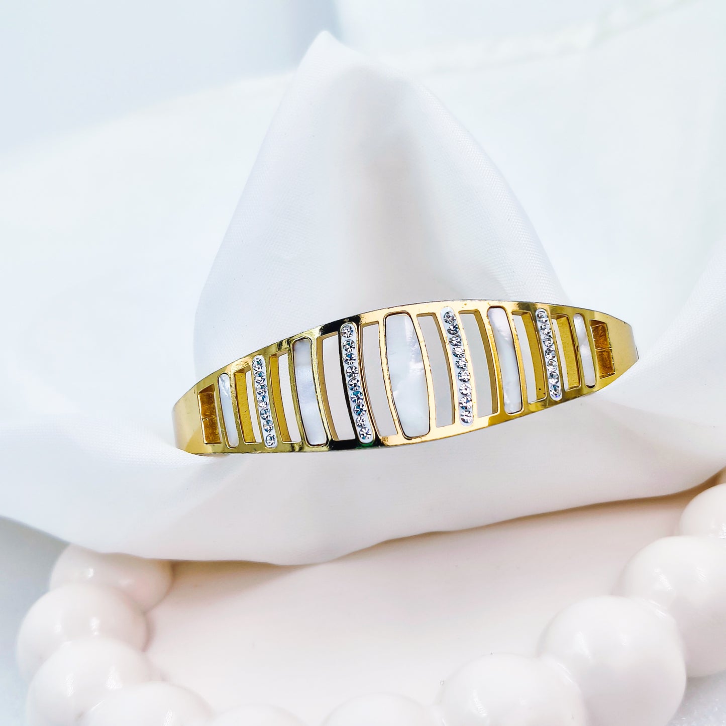 Gold Plated Designer Kada – Anti Tarnish (Regular Size 2.6 & 2.8)