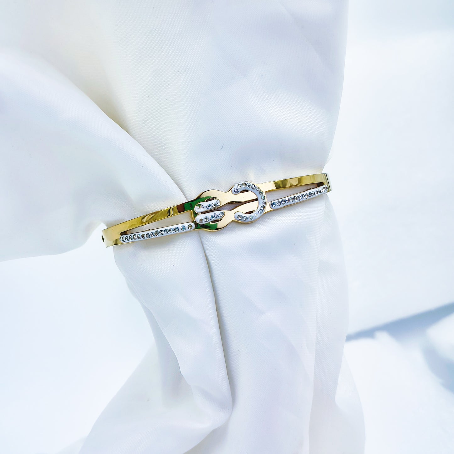 Gold Plated Belt Design Kada – Anti Tarnish (Regular Size 2.6 & 2.8)