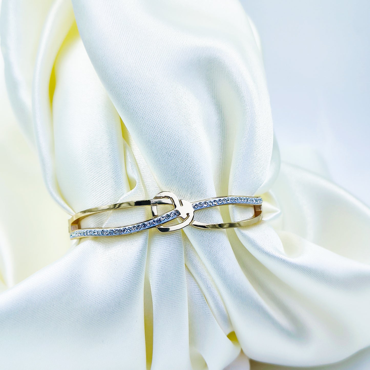 Anti-Tarnish Gold Plated Knot Design Kada Bracelet – Baby Size 2.6 | True Shiny Jewells