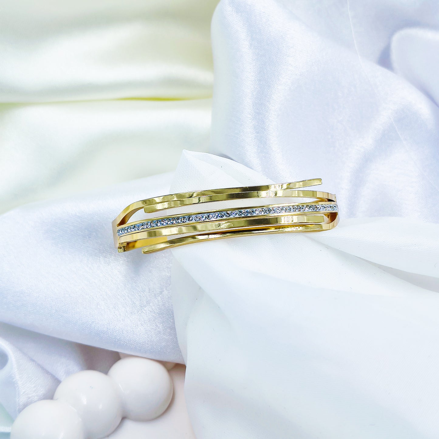Anti-Tarnish Dual Tone Kada Bracelet for Women – Gold & Rose Gold | baby Size 2.6