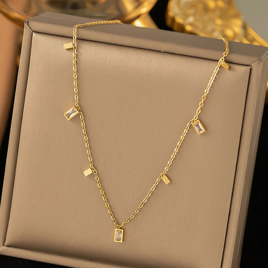 18K Gold Plated Geometric Premium Pendant/Necklace For Women