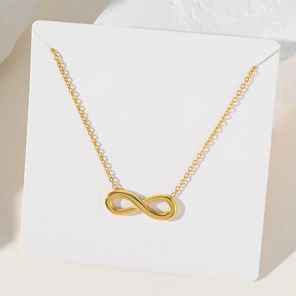 Gold Plated Infinity Pendant Chain – Anti Tarnish Jewellery For Women