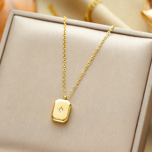 Gold Plated Star Anti Tarnish Charm Pendant For Women