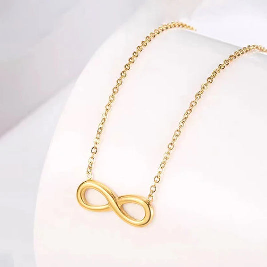 Gold Plated Infinity Pendant Chain – Anti Tarnish Jewellery For Women