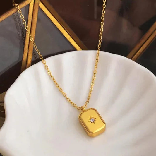 Gold Plated Star Anti Tarnish Charm Pendant For Women