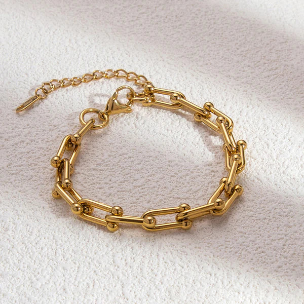 Anti Tarnish Stylish Gold Plated Designer Bracelet for Women
